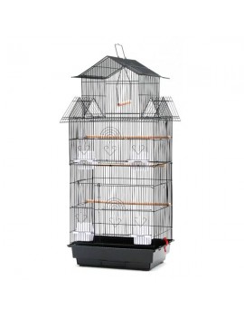 39" Bird Cage Pet Supplies Metal Cage with Open Play Top